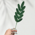 40 PCS * Handmade Pipe Cleaner 7 Leaves Artificial Simulation Indoor Home Desktop Party Wedding Decor