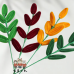 100 PCS * Pipe Cleaner Chenille Stems Handmade 7 Leaves Making Kit DIY Art Flower Bouquet Craft Set 