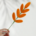 40 PCS * Handmade Pipe Cleaner 7 Leaves Artificial Simulation Indoor Home Desktop Party Wedding Decor