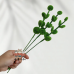 100 PCS * Pipe Cleaner Chenille Stems Handmade Green Eucalyptus Leaves Making Kit DIY Art Flower Bouquet Craft Set