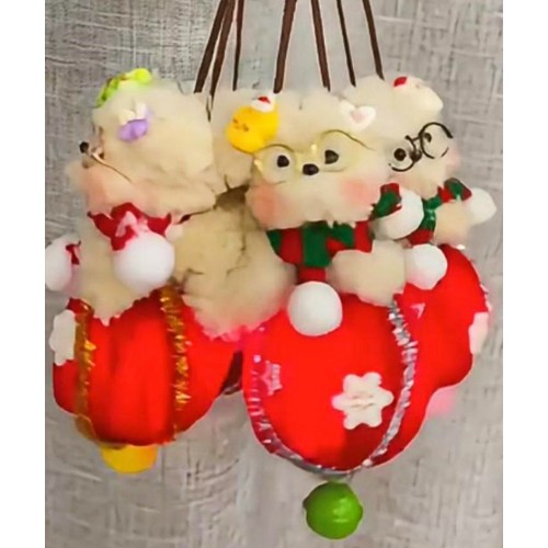 Christmas Gift Puppy dog Thick Pipe Cleaners Craft Dog , Handmade Pipecleaners Dog Mini Cute Animal Christmas Gift 