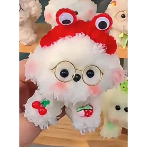 Christmas Gift Puppy dog Thick Pipe Cleaners Craft Dog , Handmade Pipecleaners Dog Mini Cute Animal Christmas Gift 