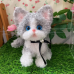 Thick Pipe Cleaners Craft Pet Cat , Handmade Pipecleaners Cat Mini Cute Animal Gift 