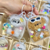 Pipe Cleaners Craft Dog Mini Handmade Pipecleaners Dog Transparent Dust-proof Bag Keychain
