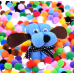 500 Pcs 0.5 Inch Polypropylene Pompoms for Craft Making, Small Pom Poms Balls Art and Craft DIY Decorations(Multicolor)