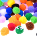 500 Pcs 0.5 Inch Polypropylene Pompoms for Craft Making, Small Pom Poms Balls Art and Craft DIY Decorations(Multicolor)