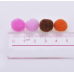 500 Pcs 0.5 Inch Polypropylene Pompoms for Craft Making, Small Pom Poms Balls Art and Craft DIY Decorations(Multicolor)