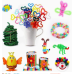 1200pcs+ Arts & Crafts Supplies for Kids- Christmas Craft Kits with Pipe Cleaners, Pom Poms for Crafts, Popsicle Sticks for Craft, Craft for Kids Ages 4-8 Girls & Boys Birathday Gifts