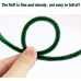 150 Pieces Christmas Pipe Cleaners Chenille Stem,50 White Craft Pipe Cleaners,50 Green Chenille Stems Pipe Cleaners, and 50 Red Pipe Cleaners for Arts and Crafts, Xmas Home Decoration