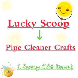 Lucky Scoop For Pipe Cleaner Crafts-Pack On Live -Multi Category