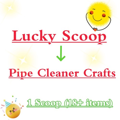 Lucky Scoop For Pipe Cleaner Crafts-Pack On Live -Multi Category-1 Scoop