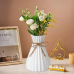 2PC* Water Ripple Plastic Vase Home Living Room Office Flower Arrangement Decoration Crafts Wedding Table Center Vase Ornament