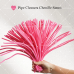 AK-05 Peach Pink Pipe Cleaners Chenille Stems Fuzzy Stick Twisting Stick DIY Art Craft Supplies Bending Wires for Kids School Education Adults Floral Arrangement AK-05 Peach Pink Pipe Cleaners Chenille Stems Fuzzy Stick Twisting Stick DIY Art Craft Supplies Bending Wires for Kids School Education Adults Floral Arrangement