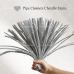 AK-13 Dark Gray Pipe Cleaners Chenille Stems Fuzzy Stick Twisting Stick DIY Art Craft Supplies Bending Wires for Kids School Education Adults Floral Arrangement