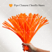 AK-18 Orange Red Pipe Cleaners Chenille Stems Fuzzy Stick Twisting Stick DIY Art Craft Supplies Bending Wires for Kids School Education Adults Floral Arrangement