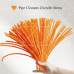 AK-19 Yellow Gold Pipe Cleaners Chenille Stems Fuzzy Stick Twisting Stick DIY Art Craft Supplies Bending Wires for Kids School Education Adults Floral Arrangement
