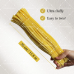 AK-23 Gardnia Yellow Pipe Cleaners Chenille Stems Fuzzy Stick Twisting Stick DIY Art Craft Supplies Bending Wires for Kids School Education Adults Floral Arrangement AK-23 Gardnia Yellow Pipe Cleaners Chenille Stems Fuzzy Stick Twisting Stick DIY Art Craft Supplies Bending Wires for Kids School Education Adults Floral Arrangement