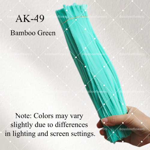 AK-49 Bamboo Green Pipe Cleaners Chenille Stems Fuzzy Stick Twisting Stick DIY Art Craft Supplies Bending Wires for Kids School Education Adults Floral Arrangement AK-49 Bamboo Green Pipe Cleaners Chenille Stems Fuzzy Stick Twisting Stick DIY Art Craft Supplies Bending Wires for Kids School Education Adults Floral Arrangement