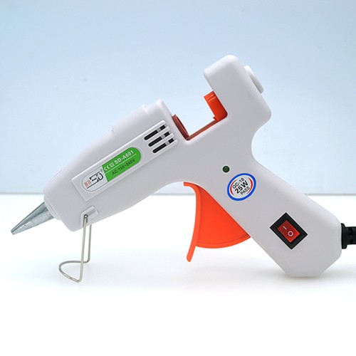 1 PC * Mini Hot Glue Gun Kit  Fast Preheating Hot Melt Gun, High Temp for School Handmade Crafts DIY Arts and Quick Home Repairs (White)