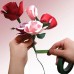 4 PCS * 1.2 cm width Floral Tapes for Bouquet Stem Wrap and Florist Craft Projects Decorations