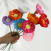 10 PCS * Handmade Pipe Cleaner Helloborus‌ Artificial Simulation Flower Indoor Home Desktop Party Wedding Decor