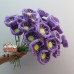 10 PCS * Handmade Pipe Cleaner Helloborus‌ Artificial Simulation Flower Indoor Home Desktop Party Wedding Decor