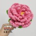 6 PCS * Handmade Pipe Cleaner Peony Flower Green Leaves Artificial Simulation Flower Indoor Home Desktop Party Wedding Decor 6 PCS * Handmade Pipe Cleaner Peony Flower Green Leaves Artificial Simulation Flower Indoor Home Desktop Party Wedding Decor
