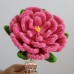 6 PCS * Handmade Pipe Cleaner Peony Flower Green Leaves Artificial Simulation Flower Indoor Home Desktop Party Wedding Decor 6 PCS * Handmade Pipe Cleaner Peony Flower Green Leaves Artificial Simulation Flower Indoor Home Desktop Party Wedding Decor