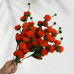 20 PCS * Handmade Pipe Cleaner Persimmon Green Leaves Artificial Simulation Flower Indoor Home Desktop Party Wedding Decor 20 PCS * Handmade Pipe Cleaner Persimmon Green Leaves Artificial Simulation Flower Indoor Home Desktop Party Wedding Decor