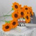 20 PCS * Handmade Pipe Cleaner Sunflower Green Leaves Artificial Simulation Flower Indoor Home Desktop Party Wedding Decor 20 PCS * Handmade Pipe Cleaner Sunflower Green Leaves Artificial Simulation Flower Indoor Home Desktop Party Wedding Decor