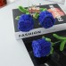 20 PCS * Handmade Pipe Cleaner Rose Flower Green Leaves Artificial Simulation Flower Indoor Home Desktop Party Wedding Decor 