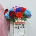 260 PCS * Pipe Cleaner Chenille Stems Handmade Rose Flower Making Kit DIY Art Flower Bouquet Craft Set Hot Glue Sticks Tape