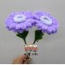 10 PCS * Handmade Pipe Cleaner Gerbera Flowers Artificial Simulation Flower Indoor Home Desktop Party Wedding Decor