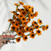30 PCS * Handmade Pipe Cleaner Golden 6 Daisy Flowers Artificial Simulation Flower Indoor Home Desktop Party Wedding Decor