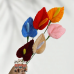 30 PCS * Handmade Pipe Cleaner Anthurium Flower Artificial Simulation Flower Indoor Home Desktop Party Wedding Decor