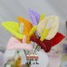 30 PCS * Handmade Pipe Cleaner Anthurium Flower Artificial Simulation Flower Indoor Home Desktop Party Wedding Decor