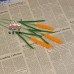 150 PCS * Handmade Pipe Cleaner Ear of Wheat Green Leaves Artificial Simulation Flower Indoor Home Desktop Party Wedding Decor