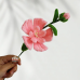5 PCS * Handmade Pipe Cleaner Camellia Flower Green Leaves Artificial Simulation Flower Indoor Home Desktop Party Wedding Decor