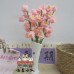 75 PCS * Pipe Cleaner Chenille Stems Handmade Pink Lily of the Valley Making Kit DIY Art Flower Bouquet Craft Set Hot Glue Sticks Tape 