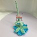 8 PCS * Handmade Pipe Cleaner 12 cm Sunflower Green Leaves Artificial Simulation Flower Indoor Home Desktop Party Wedding Decor