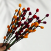 30 PCS * Handmade Pipe Cleaner Holly Fruit Artificial Simulation Flower Indoor Home Desktop Party Wedding Decor 