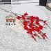 100 PCS * Pipe Cleaner Chenille Stems Red Plum Blossom Making Kit DIY Art Flower Bouquet Craft Set