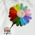 20 PCS * Handmade Pipe Cleaner Multicolor Sunflower Green Leaves Artificial Simulation Flower Indoor Home Desktop Party Wedding Decor 
