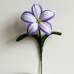 Exactly Same Lily Making Kits As Tiktok Live Streaming Fuzzy Pipe Cleaner Chenille Stems DIY Craft Supplies For White & Purple Lily