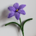 Exactly Same Lily Making Kits As Tiktok Live Streaming Fuzzy Pipe Cleaner Chenille Stems DIY Craft Supplies For White & Purple Lily