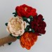 4 PCS * Handmade Pipe Cleaner Peony Flower Green Leaves Artificial Simulation Flower Indoor Home Desktop Party Wedding Decor dmade Pipe Cleaner Daisy Green Leaves Artificial Simulation Flower Indoor Home Desktop Party Wedding Decor