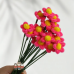30 PCS * Handmade Pipe Cleaner Chenille Stems Single Daisy Flower Artificial Simulation Flower Indoor Home Desktop Party Wedding Decor 