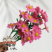 20PCS * Handmade Pipe Cleaner Daisy Green Leaves Artificial Simulation Flower Indoor Home Desktop Party Wedding Decor