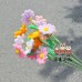 20PCS * Handmade Pipe Cleaner Daisy Green Leaves Artificial Simulation Flower Indoor Home Desktop Party Wedding Decor