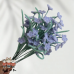 20 PCS * Handmade Pipe Cleaner Daisy Green Leaves Artificial Simulation Flower Indoor Home Desktop Party Wedding Decor